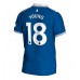 Billige Everton Ashley Young #18 Hjemmebane Fodboldtrøjer 2023-24 Kortærmet